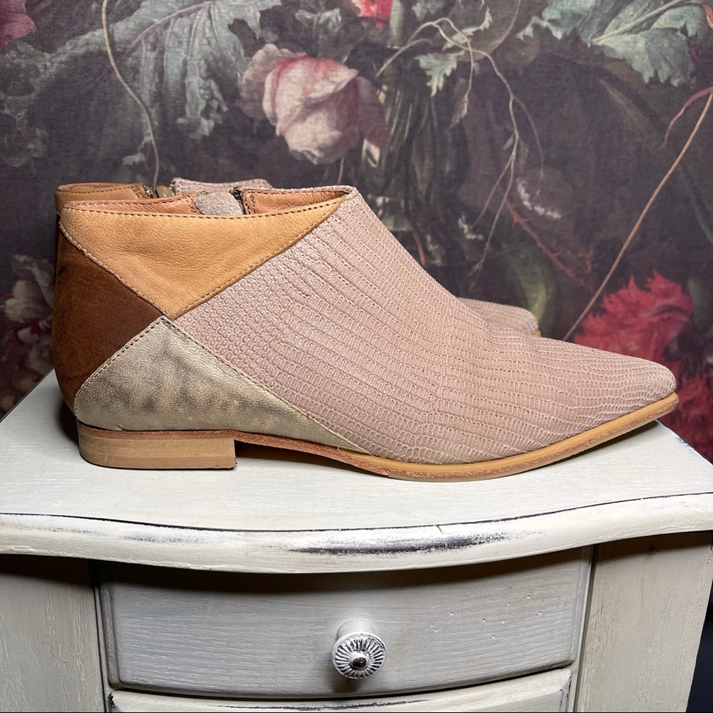 Free People Ankle Bootie Flat Shoe